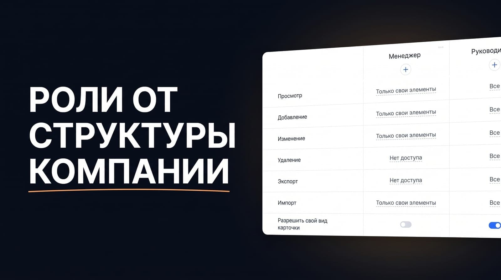 Права доступа в Битрикс24: как собрать роли от структуры компании